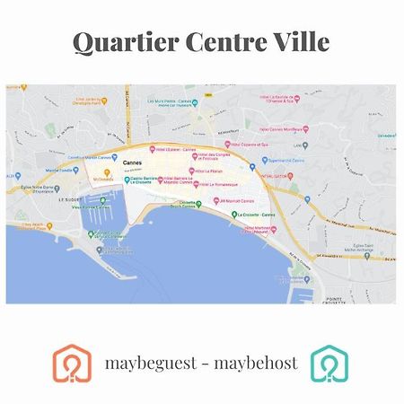 Appartement Avec Grande Terrasse à Cannes Extérieur photo